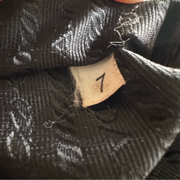 PRADA TESSUTO  AUTHENTIC BLACK SUEDE BUCKLE BAG RARE - Picture 17 of 17